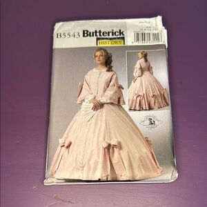 Butterick Historical Civil War Era Dress Pattern size 6-8-10-12